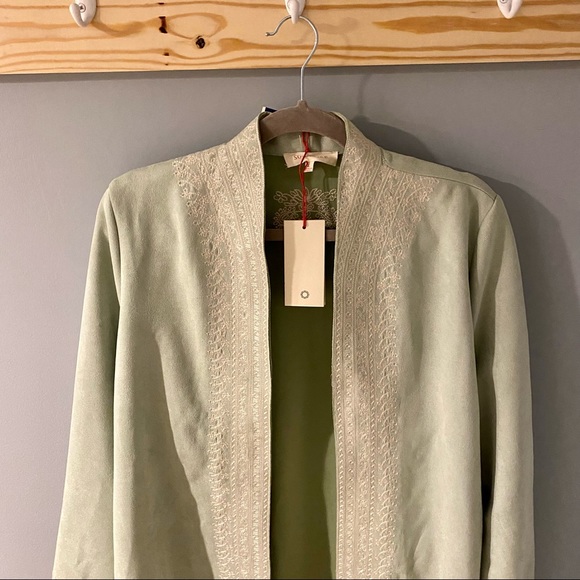 Anthropologie Solitaire NTW Mint Green Coat - Picture 2 of 7